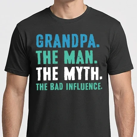Férfi Imperial póló - Grandpa, the bad influence