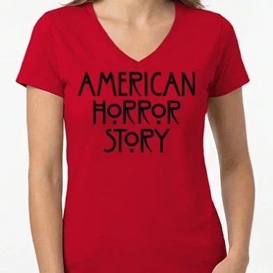 Női V-nyakú póló - American Horror Story