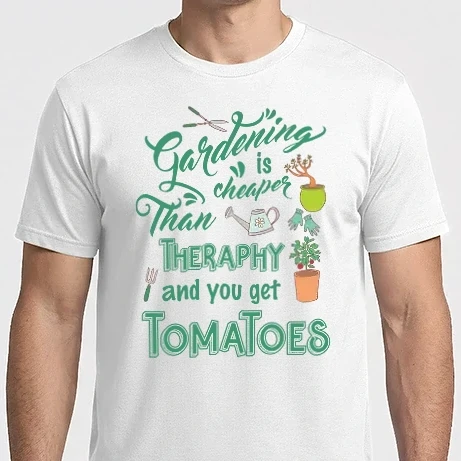 Férfi Imperial póló - Gardening is cheaper than theraphy
