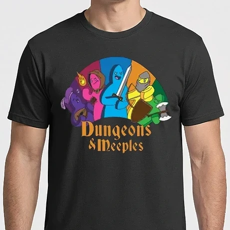 Férfi Imperial póló - Dungeons Meeples