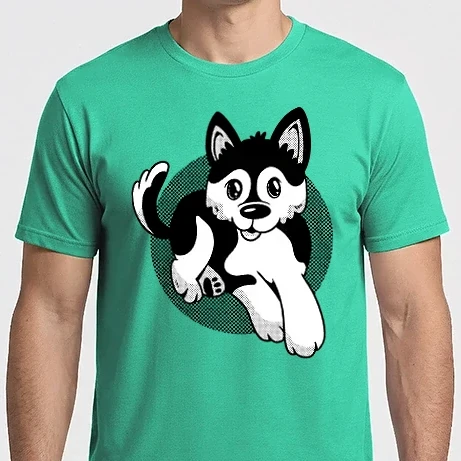 Férfi Imperial póló - Pomsky Kutya