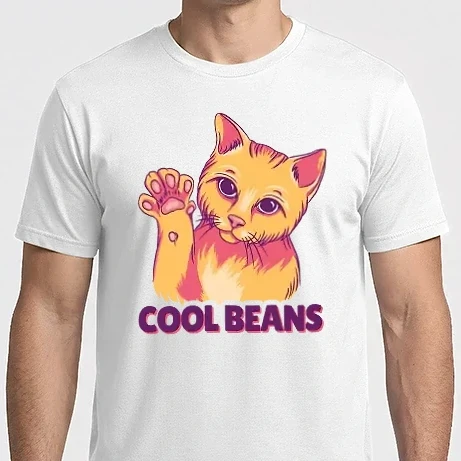 Férfi Imperial póló - Cool Beans - Cica Tappancs