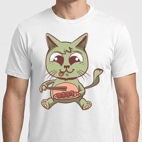 Férfi Imperial póló - Cica Sushi