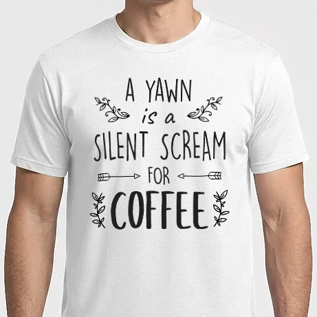 Férfi Imperial póló - Yawn is a silent scream