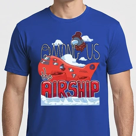Férfi Imperial póló - Among us airship 2021