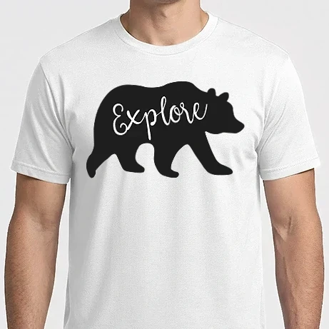 Férfi Imperial póló - Bear explore