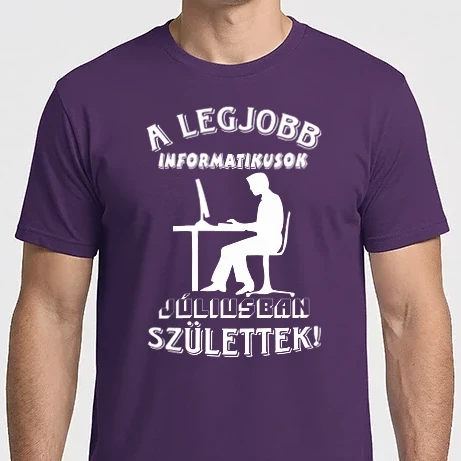 Férfi Imperial póló - Informatikus férfi szülinapja július