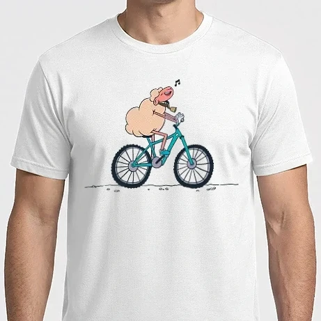 Férfi Imperial póló - Biciklis bárány