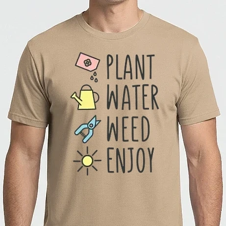 Férfi Imperial póló - Plant Water Weed Enjoy