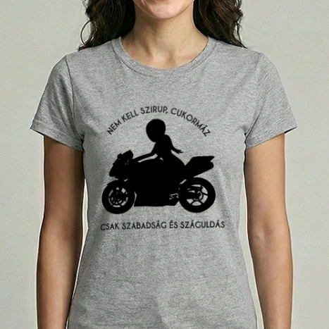 Női Imperial póló - Motoros lány