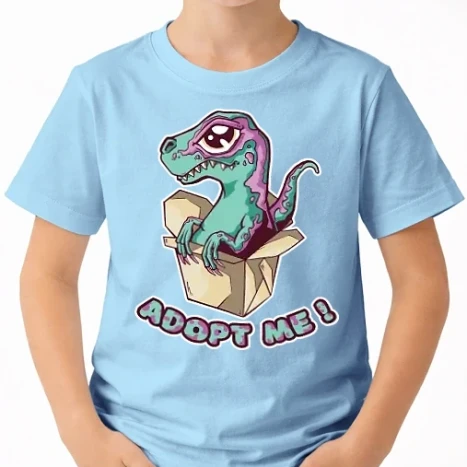 Uniszex gyerek Póló - Cuki Raptor