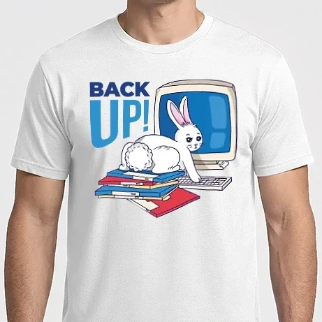 Férfi Imperial póló - Back up bunny