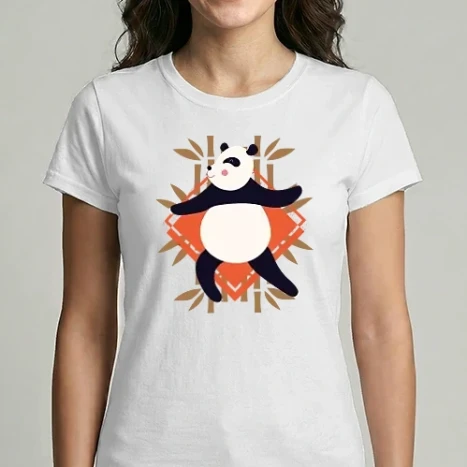 Női Imperial póló - Yoga Panda