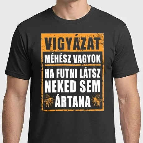 Férfi Imperial póló - Vigyázat méhész vagyok