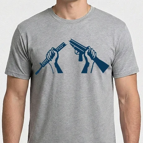 Férfi Imperial póló - Destroy the Weapons!