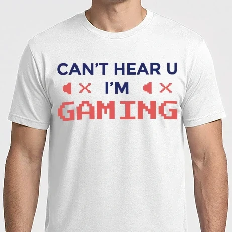 Férfi Imperial póló - Can't hear U - I'm Gaming