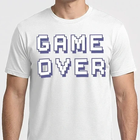 Férfi Imperial póló - Game Over