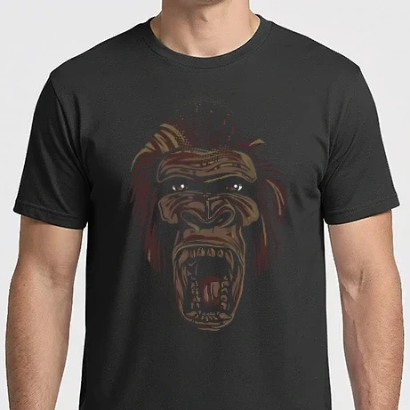 Férfi Imperial póló - Gorilla Face