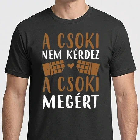 Férfi Imperial póló - A csoki nem kérdez