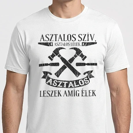 Férfi Imperial póló - Asztalos szív asztalos lélek