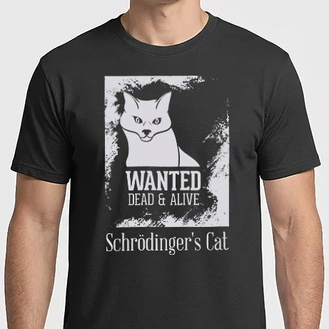 Férfi Imperial póló - Schrödingers Cat - Dead or Alive