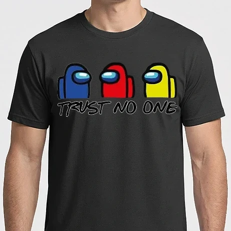 Férfi Imperial póló - Among us trust no one - ne bízz senkiben 