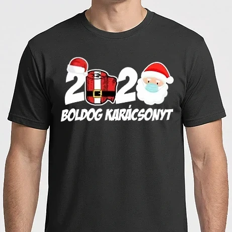 Férfi Imperial póló - Boldog Karácsonyt 2020