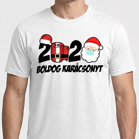 Férfi Imperial póló - Boldog Karácsonyt 2020