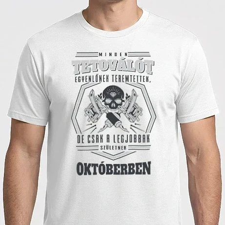 Férfi Imperial póló - Minden tetoválót egyenlőnek teremtettek október