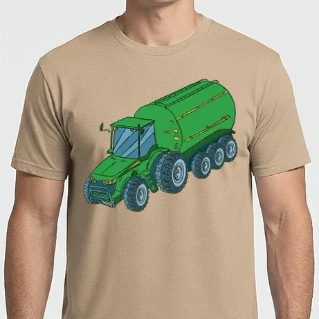 Férfi Imperial póló - Aratást begyűjtő Traktor