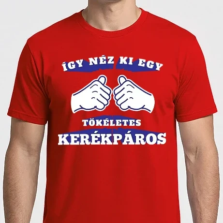 Férfi Imperial póló - Így néz ki egy tökéletes ____KERÉKPÁROS