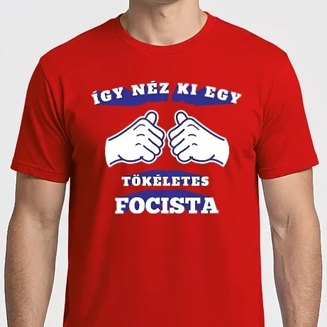 Férfi Imperial póló - Így néz ki egy tökéletes ____FOCISTA