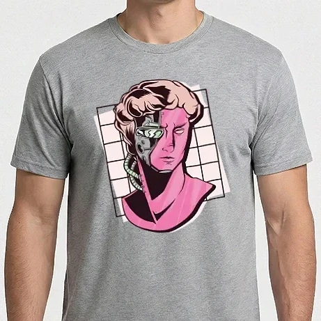 Férfi Imperial póló - Cyborg Szobor
