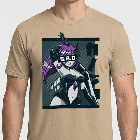 Férfi Imperial póló - Anime Lány