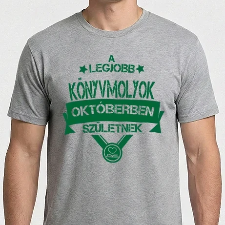 Férfi Imperial póló - Csillagos legjobb szülinapos könyvmolyok OKTÓBER