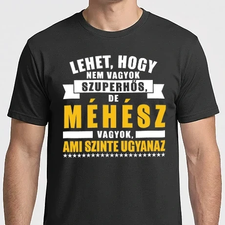 Férfi Imperial póló - Lehet, hogy nem vagyok szuperhős, de MÉHÉSZ vagyok