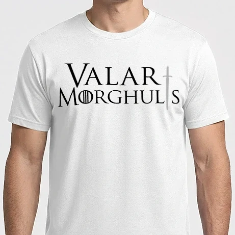 Férfi Imperial póló - Trónok Harca - Valar Morghulis - színezhető