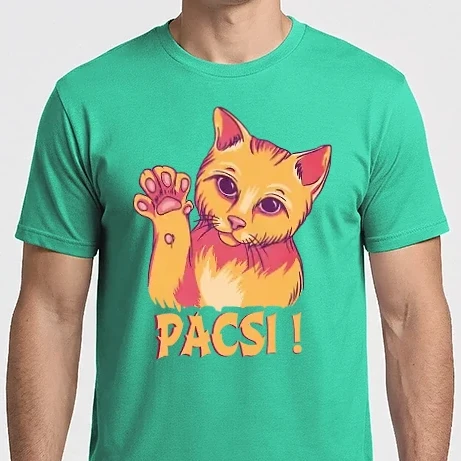 Férfi Imperial póló - Cica -pacsi 