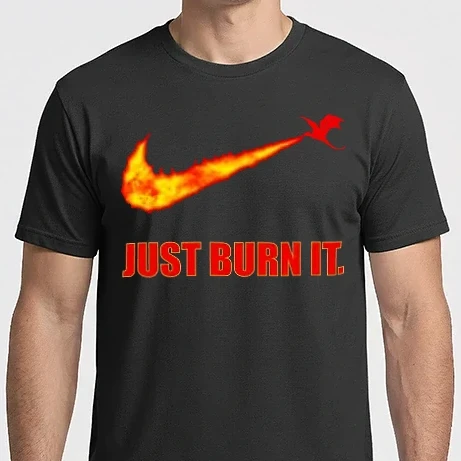 Férfi Imperial póló - just burn it dracarys