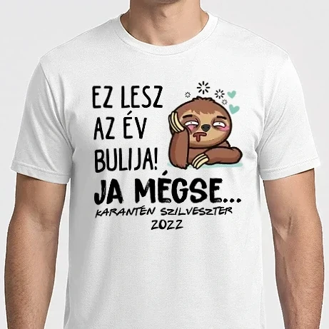 Férfi Imperial póló - Az év bulija  karantén szilveszter