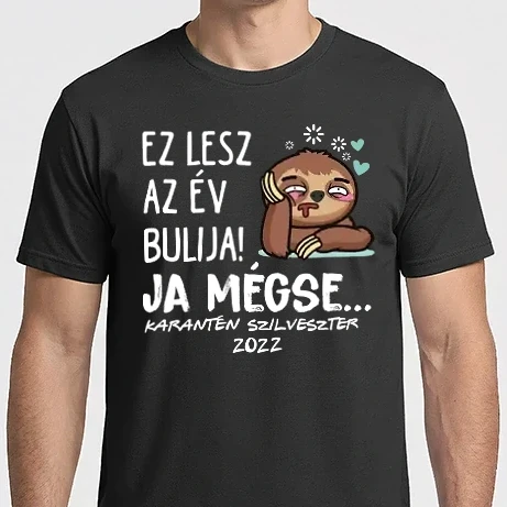 Férfi Imperial póló - Az év bulija  karantén szilveszter