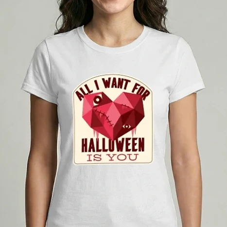 Női Imperial póló - All I want for Halloween is You