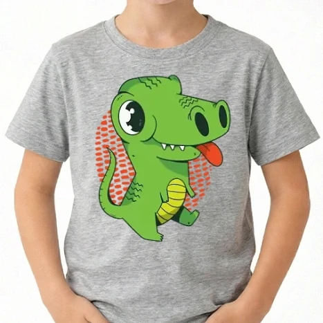 Uniszex gyerek Póló - Cuki Dinoszaurusz