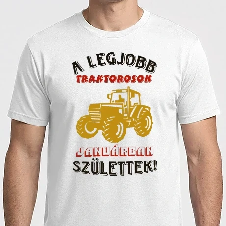 Férfi Imperial póló - Traktoros szülinapja január