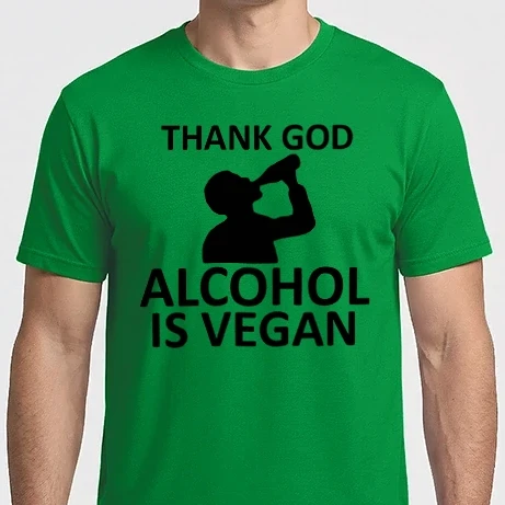 Férfi Imperial póló - ALCOHOL IS VEGAN
