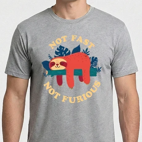 Férfi Imperial póló - Lajhár Not fast Not furious 