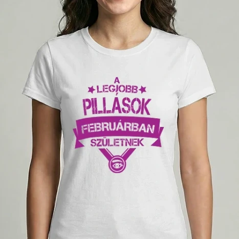 Női Imperial póló - A legjobb pillások februárban születnek