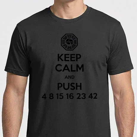 Férfi Imperial póló - Keep Calm Lost
