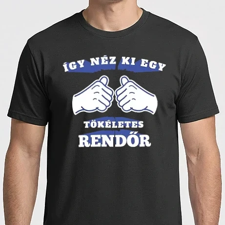 Férfi Imperial póló - Így néz ki egy tökéletes RENDŐR