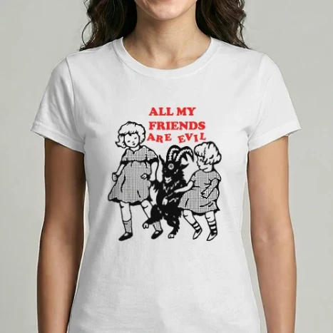 Női Imperial póló - All my friends are evil